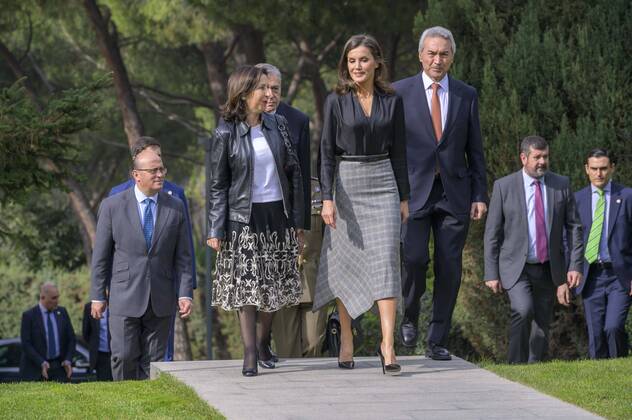 Spanish Queen Letizia during 3 edition of International Friendship Award in Madrid on Wednesday, 30 October 2019 Cordon Press  ANTONIOxQUILEZx0711