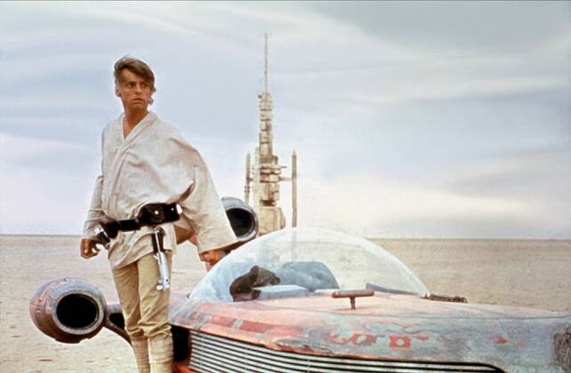 Mark Hamill Characters: Luke Skywalker Film: Star Wars; Star Wars: Episode Iv - A New Hope (USA 1977) Neuer Titel Auch: Star Wars: Episode Iv û Eine Neue Hoffnung Director: George Lucas 25 May 1977 Copyright: LucasfilmxAFxArchivexMaryxEvans 12448919 editorial use only