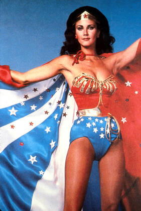 Lynda Carter Characters: wonder woman Television: Wonder Woman (TV-Serie) Usa 1975-1979, 07 November 1975 Lynda Carter Directed by Vincent McEveety Copyright: WarnerxBros.xTelevisionxAFxArchivexMaryxEvans 12453714 editorial use only