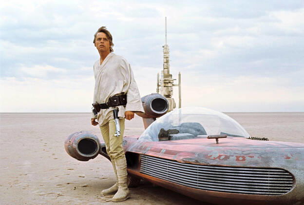 Mark Hamill Characters: Luke Skywalker Film: Star Wars; Star Wars: Episode Iv - A New Hope (USA 1977) Neuer Titel Auch: Star Wars: Episode Iv û Eine Neue Hoffnung Director: George Lucas 25 May 1977 Copyright: LucasfilmxAFxArchivexMaryxEvans 12454273 editorial use only