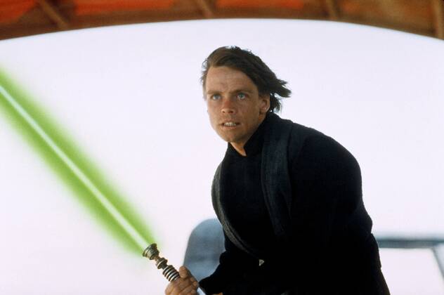 Mark Hamill Characters: Luke Skywalker Film: Star Wars: Episode Vi - Return Of The Jedi (USA 1983) Neuer Titel Auch: Star Wars: Episode Vi - Die R³ckkehr Der Jedi-Ritter Director: Richard Marquand 25 May 1983 Copyright: MaryxEvansxAFxArchivexLucasfilm 12459909 editorial use only