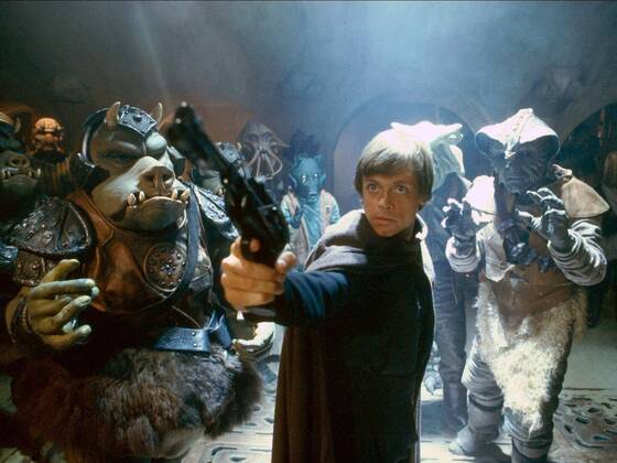 Mark Hamill Characters: Luke Skywalker Film: Star Wars: Episode Vi - Return Of The Jedi (USA 1983) Neuer Titel Auch: Star Wars: Episode Vi - Die R³ckkehr Der Jedi-Ritter Director: Richard Marquand 25 May 1983 Copyright: MaryxEvansxAFxArchivexLucasfilm 12470643 editorial use only
