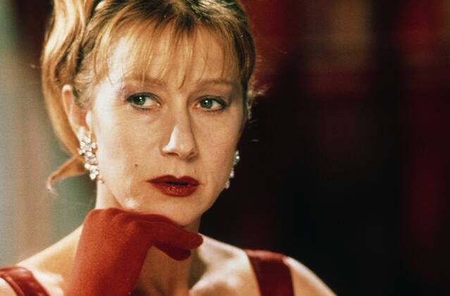 Helen Mirren Characters: georgina Film: The Cook, The Thief, His Wife & Her Lover (UK FR 1989) Director: Peter Greenaway 11 September 1989 TITLE: COOK, THE THIEF, HIS WIFE AND HER LOVER, THE ÔÇó PERS: MIRREN, HELEN ÔÇó YEAR: 1989 ÔÇó DIR: GREENAWAY, PETER ÔÇó REF: COO005BO ÔÇó CREDIT: THE KOBAL COLLECTION ALLARTS ERATO  Copyright: MaryxEvansxAFxArchivexPalacexPictures 12472533 editorial use only