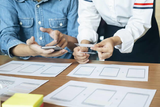 IMAGO Creative: Gesellschaft, Integration UX UI and Programming development technology. Thailand, Chiang Mai CR_SIME191008-209232-01