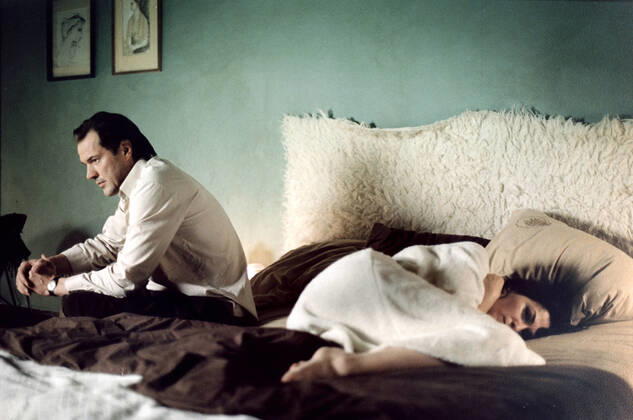 Sebastian Koch & Martina Gedeck Characters: Georg Dreyman & Christa-Maria Sieland Film: The Lives Of Others; Das Leben Der Anderen (DE 2006) Director: Kevin Munroe 15 March 2006 Copyright: MaryxEvansxAFxArchivexSonyxPicturexClassics 12650083 editorial use only