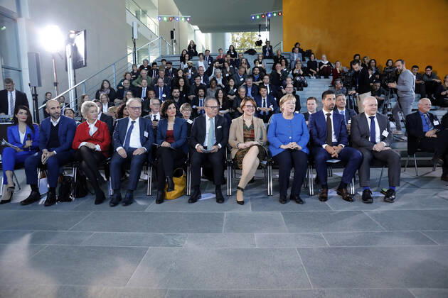 Bundeskanzlerin Angela Merkel, Deutschland, Berlin, Bundeskanzleramt, Teilnahme der BK’in an der Veranstaltung zur Verleihung des Nationalen Integrationspreises, 11.11.2019