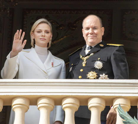 Bilder des Jahres 2019, Entertainment 11 November 19-11-2019 Monte Carlo Prince Albert II of Monaco and Princess Charlene during the Monaco national day celebrations in Monaco.  Copyright: xPPEx