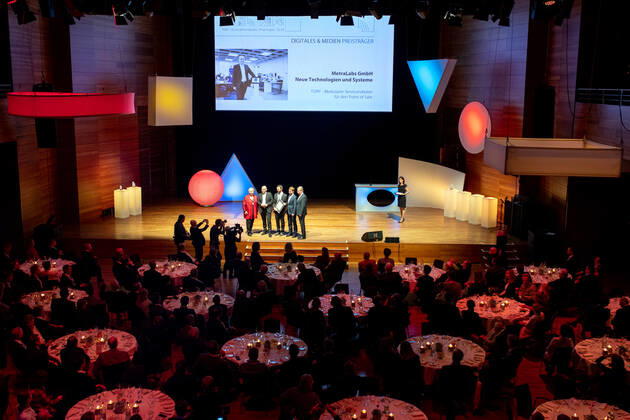 Thüringer Innovationspreis 2019 Die Preisträger des Thüringer Innovationspreises Digitales & Medien - MetraLabs GmbH Weimar congress center Thüringen Deutschland