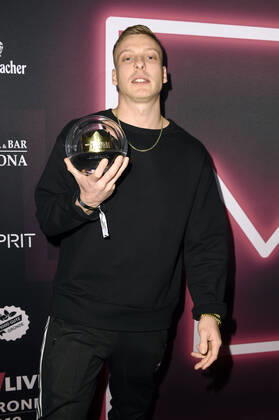 Felix Lobrecht bei der 20. Verleihung der 1Live Krone 2019 in der Jahrhunderthalle. Bochum, 05.12.2019