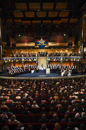 The Nobel Prize award ceremony at Stockholm Concert Hall, in Stockholm on Tuesday Dec 10, 2019 STOCKHOLM SWEDEN x10060x,  Copyright: xHenrikxMontgomery TTx SWEDEN NOBEL