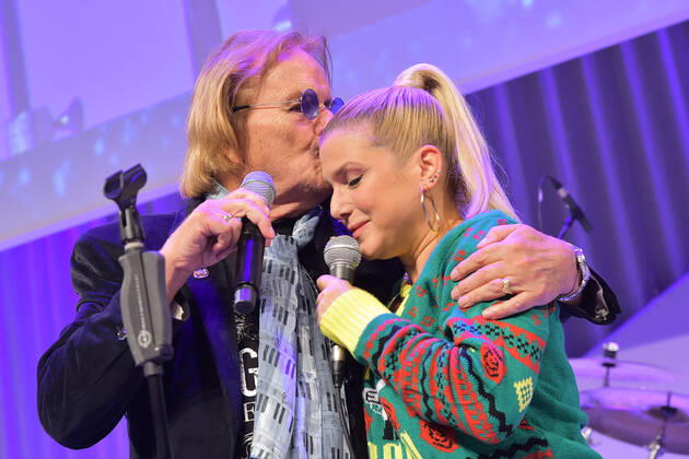 25 Jahre Frank Zander Weihnachtsfest FRank Zander, Jeanette Biedermann 25 Jahre Frank Zander Obdachlosen-Weihnachtsfeier fuer Obdachlose im Estrel Hotel in Berlin am 20.12.2019