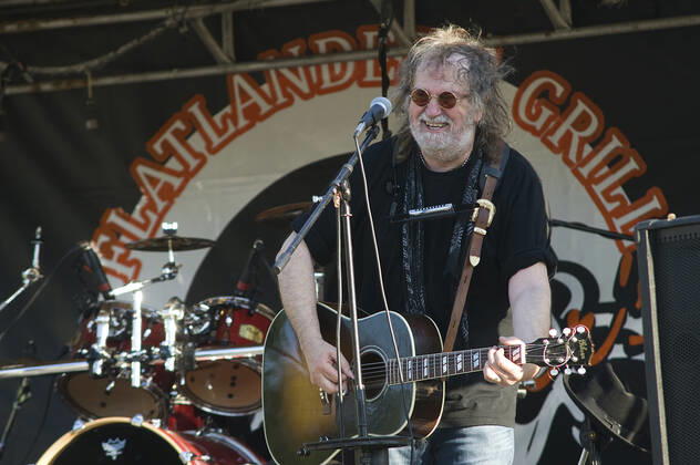 May 31, 2014, Hagerstown, Indiana, USA: RAY WYLIE HUBBARD performs in the Outlaw Country Blues Festival Saturday at Flatlander s Bar & Grill. Hagerstown USA  - ZUMA 20140531_mda_s250_158 Copyright: xRichardxR.xSitlerx