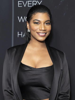 Netflix A Fall From Grace NYC premiere Taylor Rooks attends premiere of Netflix A Fall From Grace at Metrograph New York New York United States Metrograph PhotographerxLevxRadin