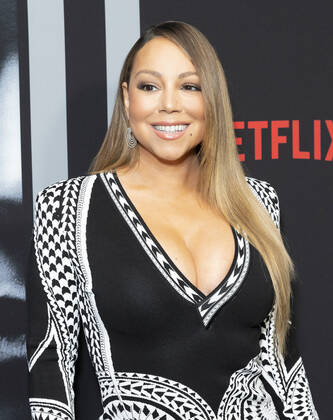 Netflix A Fall From Grace NYC premiere Mariah Carey attends premiere of Netflix A Fall From Grace at Metrograph New York New York United States Metrograph PhotographerxLevxRadin