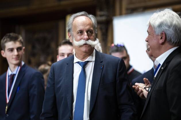 Paris, France, February 12th, 2020 - National Awards Ceremony for the Class of 2019 Winners of the competition Un des Meilleurs Apprentis de France - CMA France President Bernard Stalter  Copyright: xAlexisxSciardx