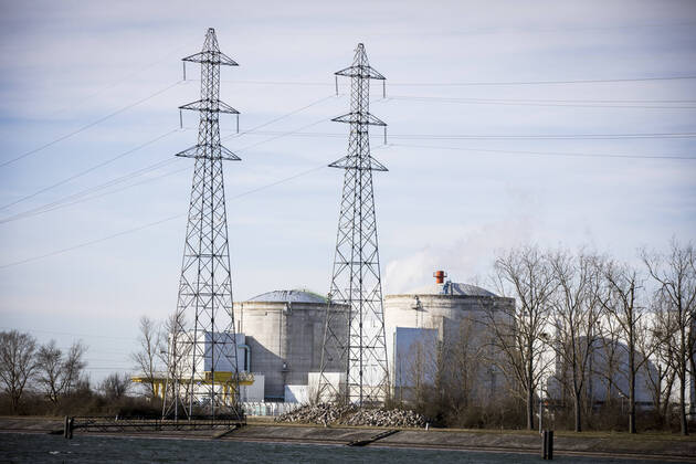 2020 Bilder des Jahres, News 02 Februar News Themen der Woche KW08 News Bilder des Tages Fessenheim nuclear powerplant in Fessenheim, eastern France, on February 22, 2020, NEWS : Centrale nucleaire de Fessenheim - 22 02 2020 ElyxandroCegarra Panoramic 