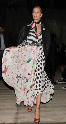 Milan, Italy MFW MISSONI photocall and show MILANO FASHION WEEK woman Fall-Winter 2020-21 In the photo: Karolina Kurcovà Copyright: xNickxZonnax xIPAx xNickxZonnax