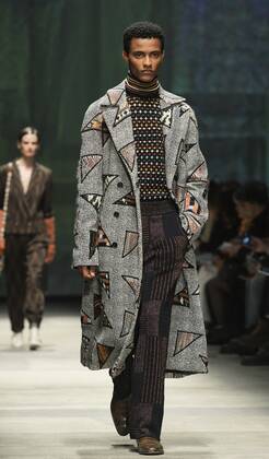 Milan, Italy MFW MISSONI photocall and show MILANO FASHION WEEK woman Fall-Winter 2020-21 In the photo: MISSONI show Copyright: xNickxZonnax xIPAx xNickxZonnax