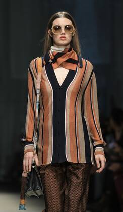 Milan, Italy MFW MISSONI photocall and show MILANO FASHION WEEK woman Fall-Winter 2020-21 In the photo: MISSONI show Copyright: xNickxZonnax xIPAx xNickxZonnax