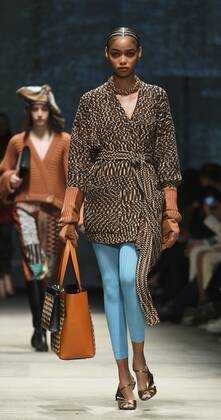 Milan, Italy MFW MISSONI photocall and show MILANO FASHION WEEK woman Fall-Winter 2020-21 In the photo: MISSONI show Copyright: xNickxZonnax xIPAx xNickxZonnax