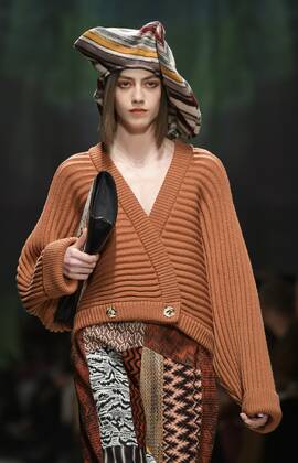 Milan, Italy MFW MISSONI photocall and show MILANO FASHION WEEK woman Fall-Winter 2020-21 In the photo: MISSONI show Copyright: xNickxZonnax xIPAx xNickxZonnax