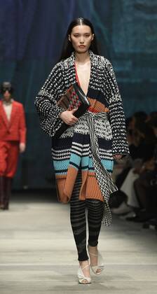 Milan, Italy MFW MISSONI photocall and show MILANO FASHION WEEK woman Fall-Winter 2020-21 In the photo: MISSONI show Copyright: xNickxZonnax xIPAx xNickxZonnax