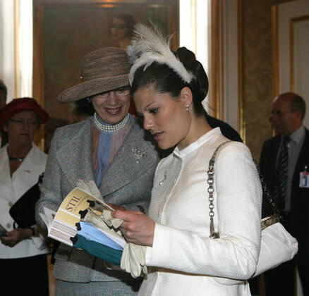 Crown Princess Victoria and Princess Benedikte Visit to the exhibition about Queen Ingrid in Christian VIII Palae State visit to Denmark 2007 05 10 c Charles Hammarsten IBL royal house Sweden royal house Danmar x2492x, Copyright: xTTxImagex xIBLx TT NYHETSBYRÅN