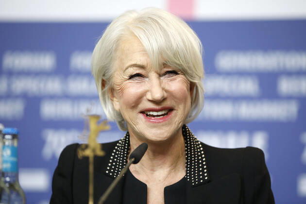 Helen Mirren, die Schauspielerin und Preisträgerin vom Goldenen Ehrenbär bei der Pressekonferenz im Rahmen der 70. Berlinale International Film Festival am 27.2.2020 in Berlin Berlinale 2020- Goldener Eherenbaer für Helen Mirren- Photocall & Pressekonferenz