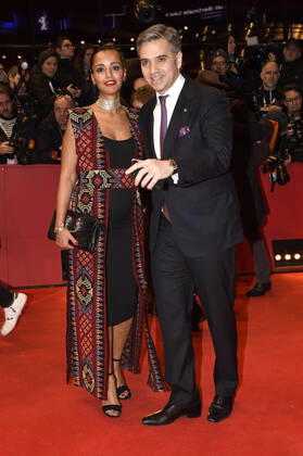 Sawsan Chebli mit Ehemann Nizar Maarouf bei der Closing Ceremony mit Preisverleihung auf der Berlinale 2020 70. Internationale Filmfestspiele Berlin im Berlinale Palast. Berlin, 29.02.2020