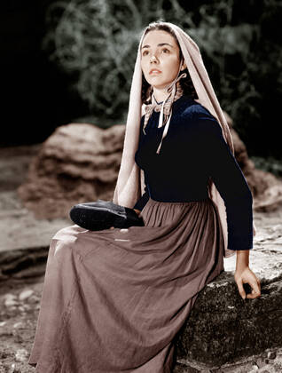 OSCARS. Beste Hauptdarstellerin. PreistrÃ¤gerinnen 1941-1950 THE SONG OF BERNADETTE, Jennifer Jones, 1943. Ã‚Â©20th Century-Fox Film Corporation, TM & Copyright courtesy Everett Collection Â©20thCentFox Courtesy Everett Collection PUBLICATIONXNOTxINxCANxCHNxFRAxITAxJPNxNORxPOLxRUSxESPxUKxUSA Copyright: xÃ‚Â©20thCentFox CourtesyxEverettxCollectionx M8DSOOF FE009