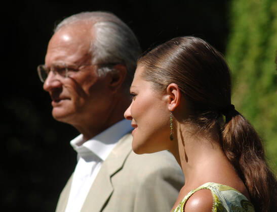 Crown Princess Victoria and King Carl XVI Gustaf c Karin Törnblom IBL Bildbyra Swedish celebrities x2377x, Copyright: xKarinxTörnblom TTx