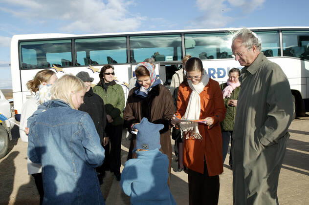 Crown Princess Victoria, King Carl XVI Gustaf, Queen Silvia State Visit Iceland 2004 09 09 c Charles Hammarsten IBL royal house Sweden x2492x, Copyright: xCharlesxHammarsten TTx