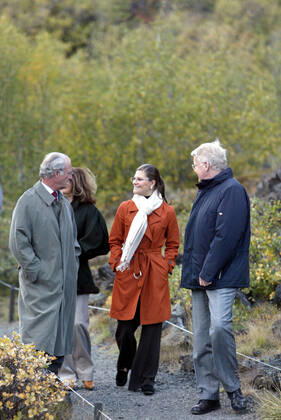 Crown Princess Victoria, King Carl XVI Gustaf, Olafur Ragnar Grimsson State Visit Iceland 2004 09 09 c Charles Hammarsten IBL royal house Sweden x2492x, Copyright: xCharlesxHammarsten TTx
