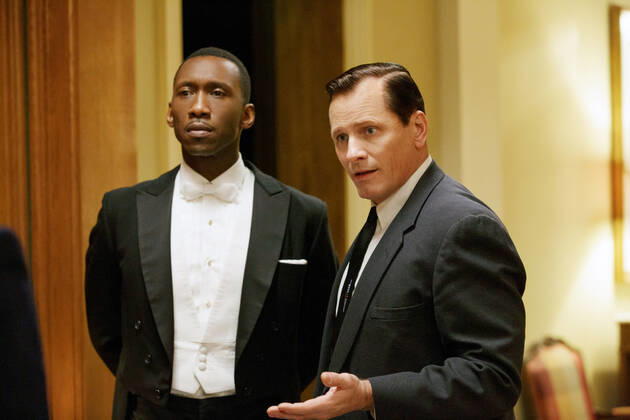 OSCARS. Bester Nebendarsteller. PreistrÃ¤ger 2011-2020 GREEN BOOK, from left: Mahershala Ali, Viggo Mortensen, 2018. ph: Patti Perret Universal Courtesy Everett Collection (FSC:KV) !ACHTUNG AUFNAHMEDATUM GESCHÃ„TZT! PUBLICATIONXNOTxINxCANxCHNxFRAxITAxJPNxNORxPOLxRUSxESPxUKxUSA Copyright: xUniversal CourtesyxEverettxCollectionx MCDGRBO EC037