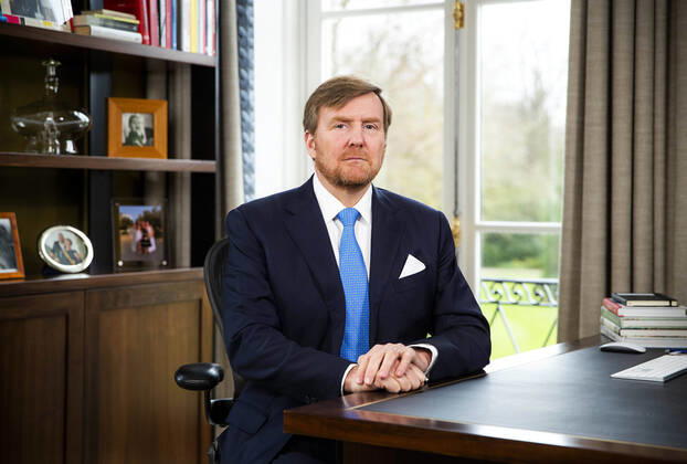 Bilder des Jahres 2020, Entertainment 03 März Entertainment Themen der Woche KW12 Entertainment Bilder des Tages DEN HAAG - Koning Willem-Alexander houdt vanuit Paleis Huis ten Bosch een toespraak over de coronacrisis. De toespraak werd op televisie uitgezonden. ANP POOL ROYAL IMAGES REMKO DE WAAL Nederland  Copyright: xxPPE rotapool v.d.xWerf Remkoxdx