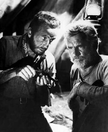 OSCARS. Bester Nebendarsteller. PreistrÃ¤ger 1941-1950 THE TREASURE OF THE SIERRA MADRE, Humphrey Bogart, Walter Huston, 1948 Courtesy Everett Collection !ACHTUNG AUFNAHMEDATUM GESCHÃ„TZT! PUBLICATIONXNOTxINxCANxCHNxFRAxITAxJPNxNORxPOLxRUSxESPxUKxUSA Copyright: xCourtesyxEverettxCollectionx MCDTROF EC041