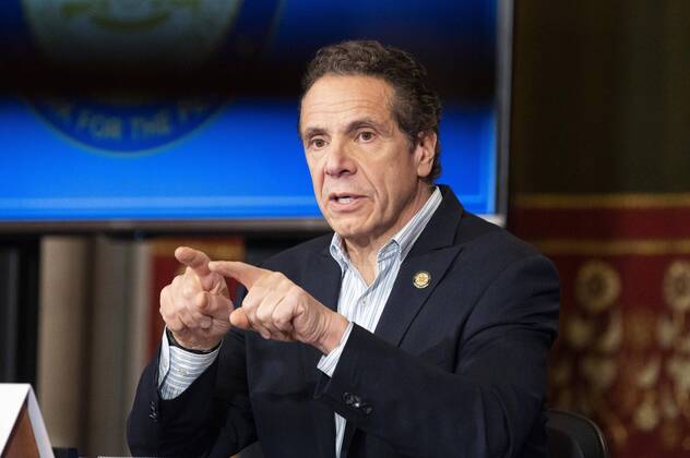 Bilder des Jahres 2020, News 03 März News Themen der Woche KW13 News Bilder des Tages March 29, 2020, Albany, NY, U.S: March 29, 2020 - Albany, NY, United States: New York Governor ANDREW CUOMO (D) speaking at a press Conference at the State Capitol. Albany U.S. - ZUMAb161 20200329_zap_b161_020 Copyright: xMichaelxBrochsteinx