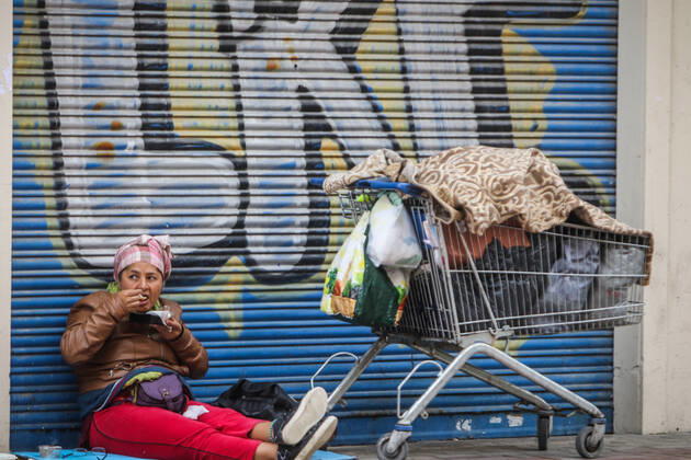 April 1, 2020: April 1, 2020 (Malaga) Homeless and homeless people are increasingly seen on the streets of Malaga on the occasion of the Coronavirus - ZUMAc161 20200401_zap_c161_016 Copyright: xLorenzoxCarnerox