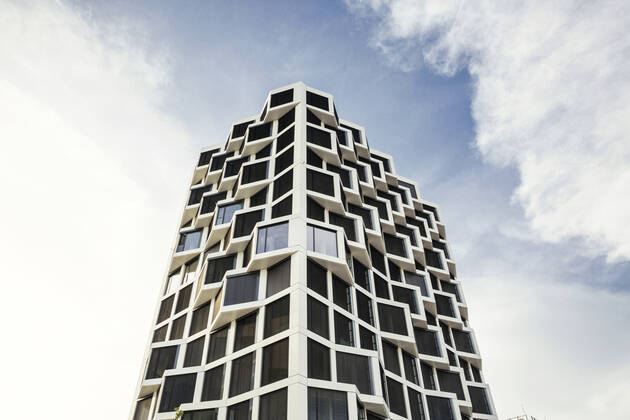 Modern high-rise residential building in Munich, Germany MAMF01224