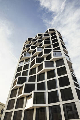 Modern high-rise residential building in Munich, Germany MAMF01225