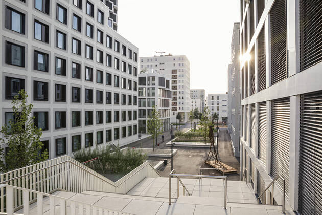 Modern high-rise residential building in Munich, Germany MAMF01226