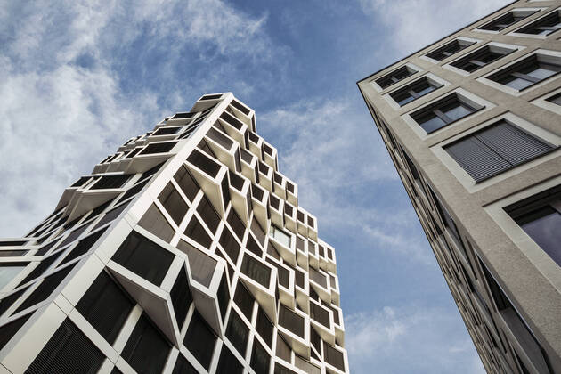 Modern high-rise residential building in Munich, Germany MAMF01228
