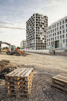 Modern high-rise residential building in Munich, Germany MAMF01233