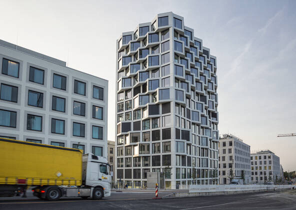 Modern high-rise residential building in Munich, Germany MAMF01235