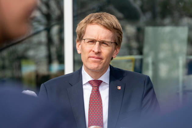 Kiel, 14.04.2020, Coronakrise, Infos vor der Konferenz mit der Kanzlerin Heute äußerte sich Ministerpräsident Daniel Günther zum geplanten Zeitplan für die Beratungen der Länderregierungschefs mit der Bundeskanzlerin. Er erläuterte die weitere Vorgehensweise und kündigte an, die Ergebnisse aus den Beratungen morgen zu kommunizieren.