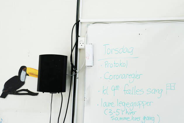 Toelloese Skole i Holbaek Kommune tager imod de foerste elever efter genaabning, torsdag den 16. april 2020.. , Toelloese Denmark