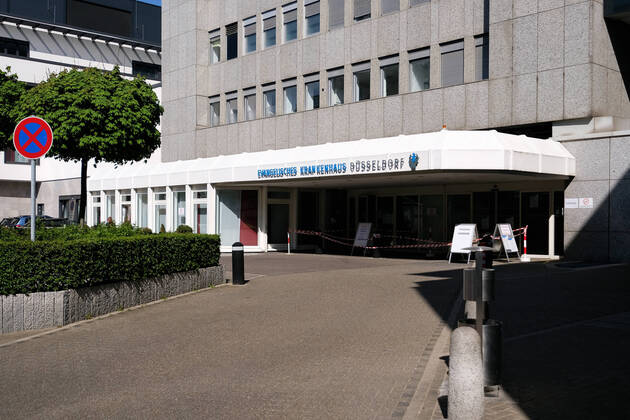 Evangelisches Krankenhaus, EVK, im Düsseldorfer Stadtteil Unterbilk.