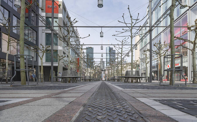 xblx, Frankfurter Zeil in Zeiten von Corona, emwirt Frankfurt am Main
