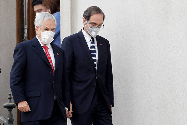 Santiago, April 16, 2020 The President of the Republic, Sebastian Pinera, promulgates the Pardon Law, at the Palacio de La Moneda Dragomir Yankovic Aton Chile, Santiago Chile Aton 412463  Copyright: DRAGOMIRxYANKOVIC ATONxCHILE
