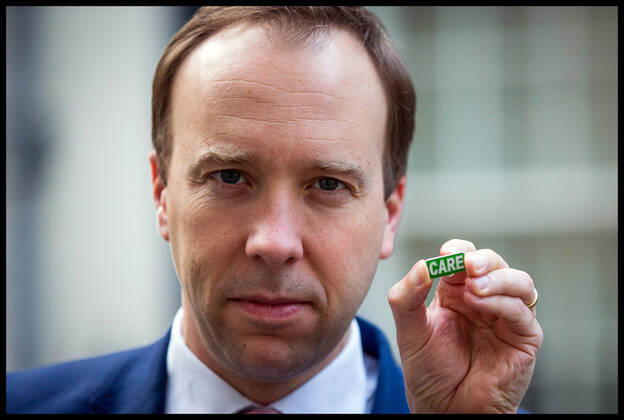 News Bilder des Tages . 16 04 2020. London, United Kingdom. Coronavirus Briefing In Downing Street. Matt Hancock - Secretary of State for Health and Social Care departs Downing Street following Covid-19 briefing.  xMartynxWheatleyx xi-Imagesx IIM-21029-0024